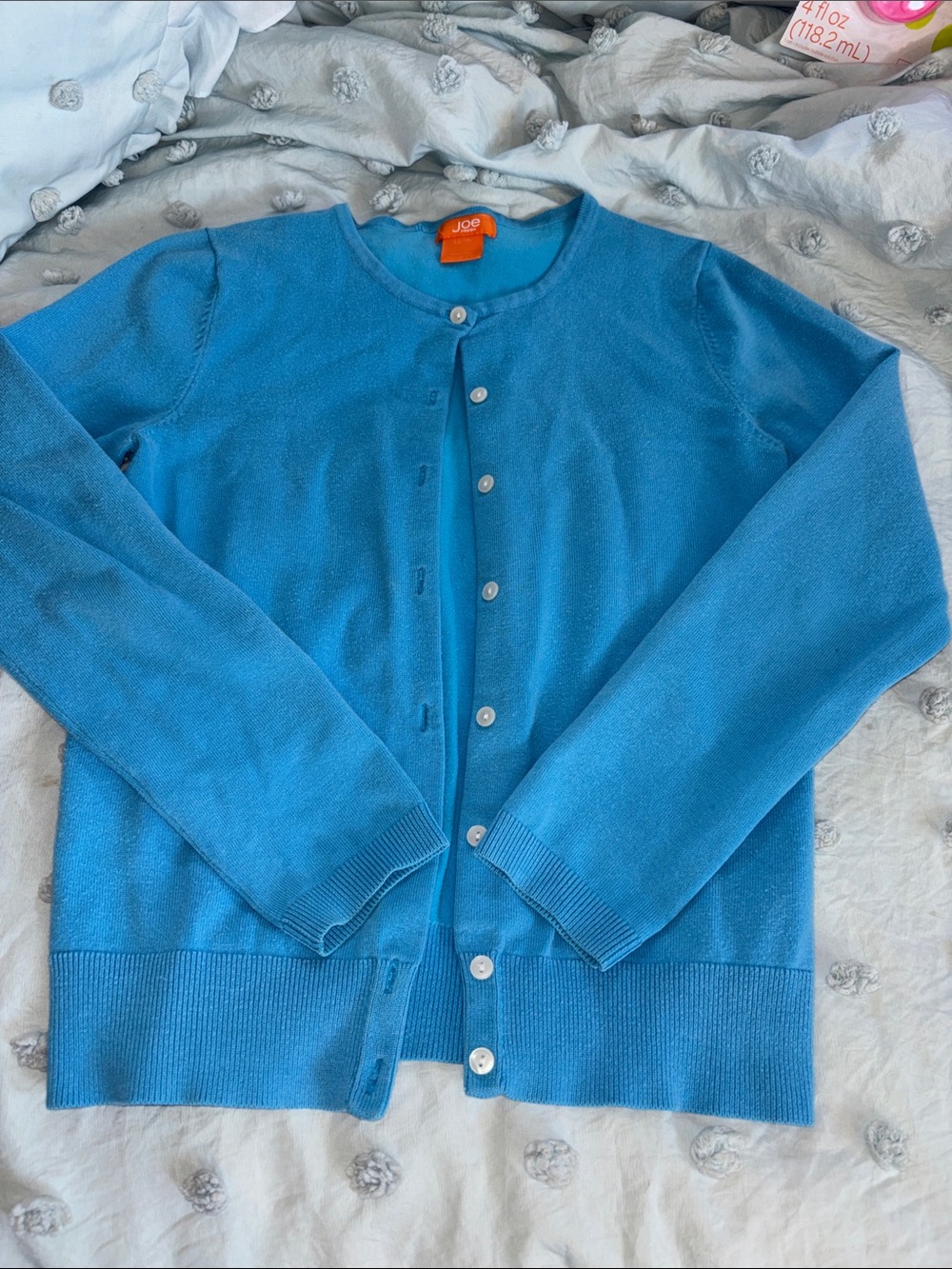 Joe Fresh Men’s Bright Blue Button-Front Cardigan